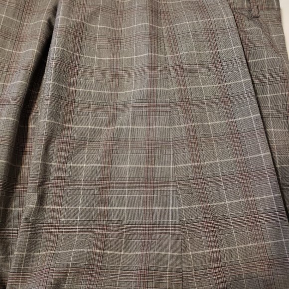 Covington stretch gray plaid trousers  22W - Picture 1 of 8
